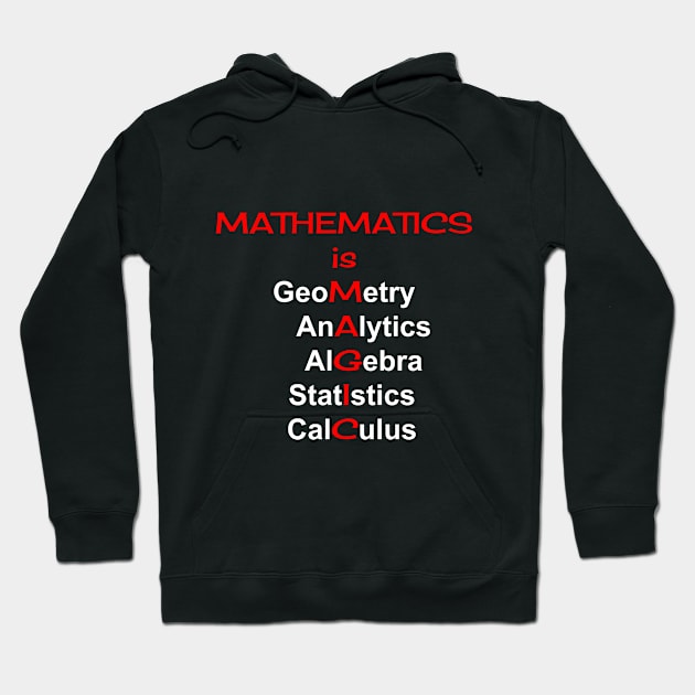 Mathematics is Funny Hoodie by needthattshirt